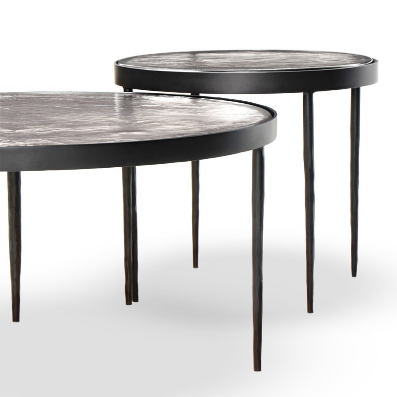 Yoko Glass Nesting Coffee Table