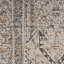 Tapis tissé à la machine rectangulaire de style oriental gris et brun clair-960817643