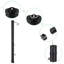 Alpaugh Solar Powered Temperature Controlled Portable Free Standing Outdoor Shower and Footwash Spout