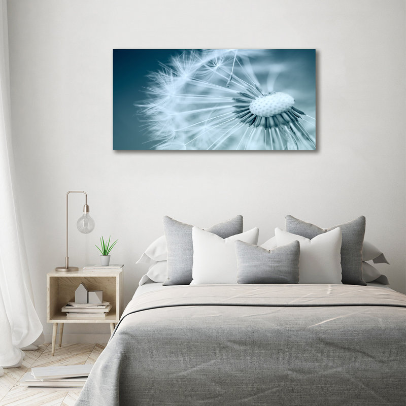 Dandelion - No Frame Print on Glass, 70cm H x 140cm W x 2cm D, Canvas