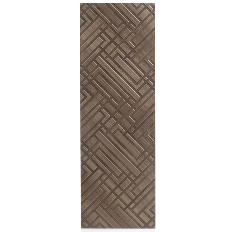 Industry Tile 16x48 Karri Cross Designer Wood Look Brown Wall Tile