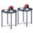 Annaleese Small End Table Set Foldable Tray X-shaped Cross Leg Side Table-1967426584