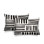 Coussin lombaire intérieur / extérieur Pereto Abstract Lines