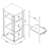 3-Shelf Curio Cabinet