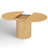47-62" Solid Wood Round Extendable Dining Table