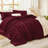 Bedsure Tufted Embroidery All-Season Microfiber Comforter Set-127326820-110508888