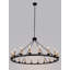 Lustre en roue de chariot de style bougie à 18 lumières Armistead-1080966594