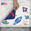 Ensemble de 4 napperons réversibles Zoomie Kids