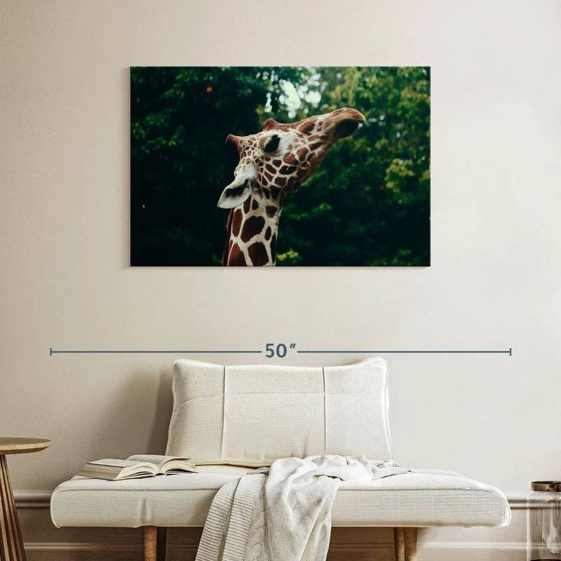 Brampt Giraffe Head Close-Up, 26'' H x 39'' W