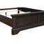 Queen Bed With Appeal, Blending Veneers And Solid Pine In Finish, Integrating Wood