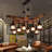 Emerfield 8 - Light Dimmable Classic / Traditional Wooden Chandelier