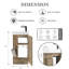 Ensemble de meuble-lavabo pour salle de bain 16 pouces --115922357