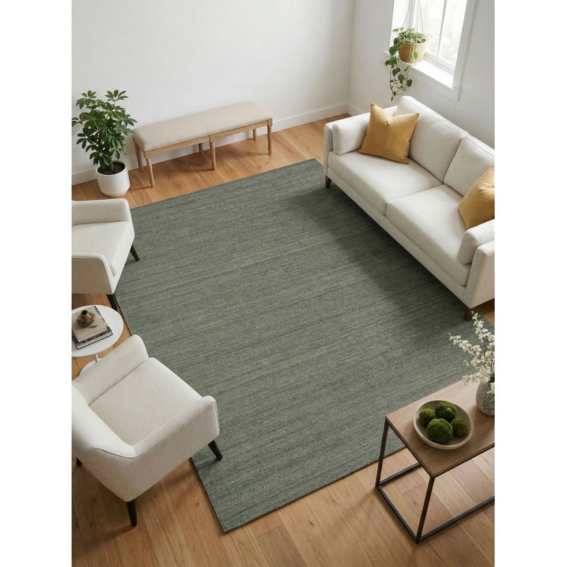 Masala Area Rug in Mint, Rectangle 10' x 14'