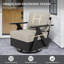 Ensemble de chaises de patio en aluminium 4 pièces, ensemble de conversation pour 5 personnes - fauteuils club pivotants, canapé et tables-116810378