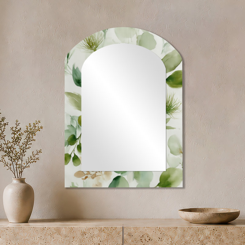 Miroir mural Botanical Arch, 34 po x 25 po
