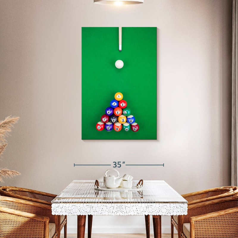 Senne Snooker Pyramid, 45" H x 30" W