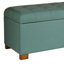 Banc de rangement à couvercle rabattable rembourré Angelick-19099309