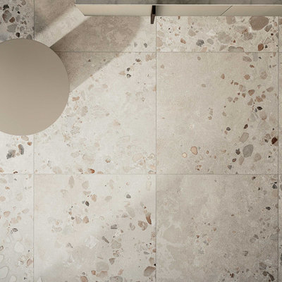 Corte Serena 36" x 36" Italian Terrazzo Porcelain Tiles