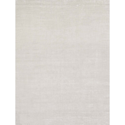 Silk Area Rug in Cream
