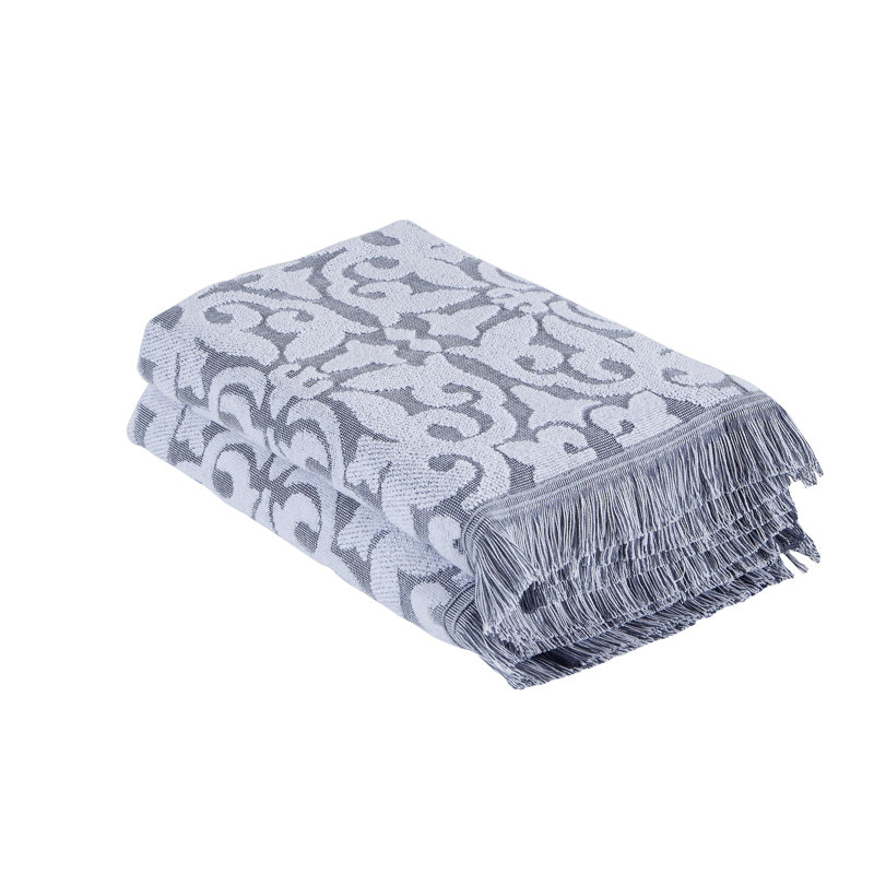 Salinas Midweight Bath Towel, Dusty Blue