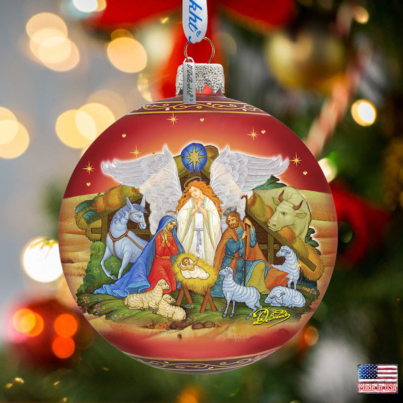 5.5'' Glass Ball Ornament