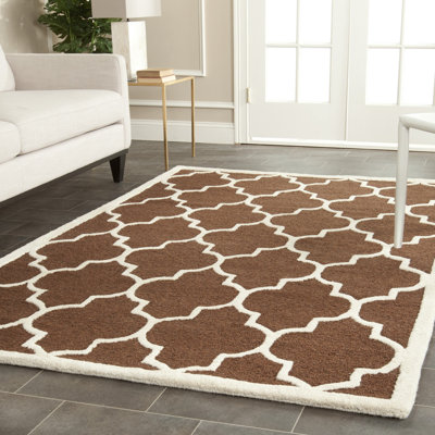 Cambridge Hand Tufted Wool Geometric Rug