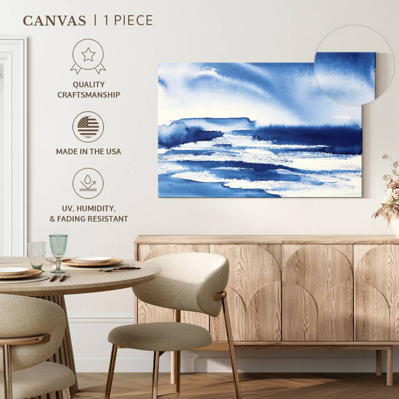 Avery Ocean Blue I, 8" H x 12" W