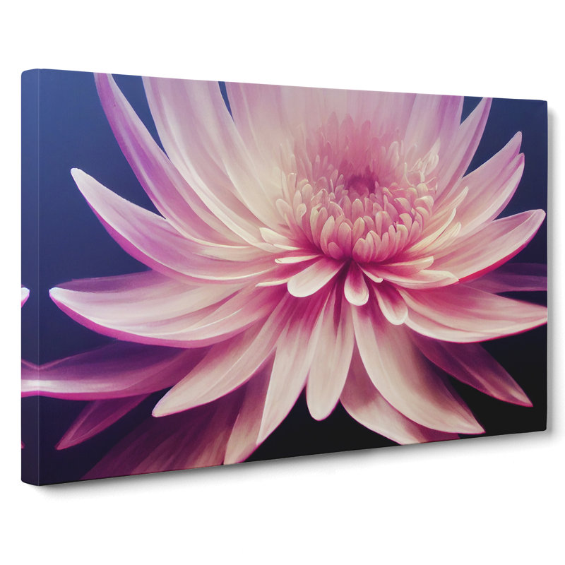 Ravishing Chrysanthemum Flower - Wrapped Canvas