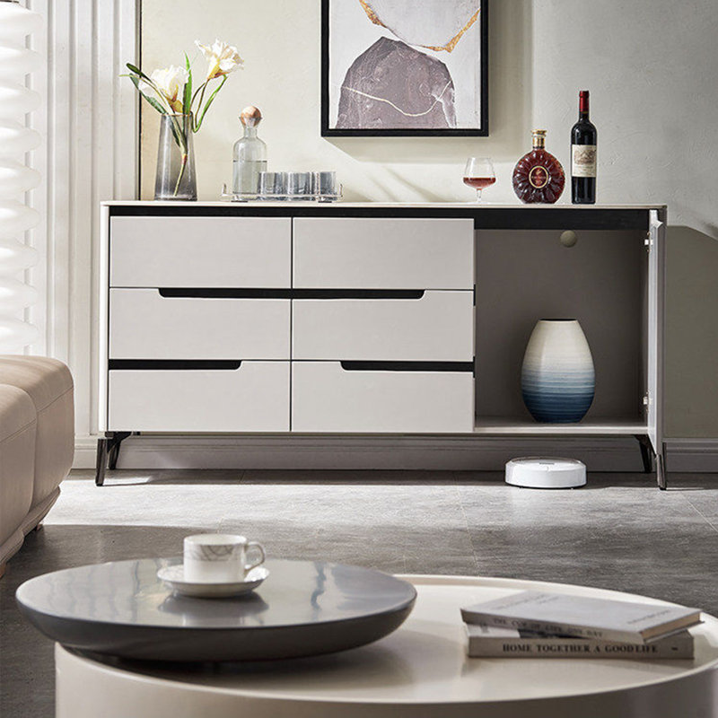Armoire d'entrée de style italien de luxe, 31.5" H x 62.99" W x 15.75" D