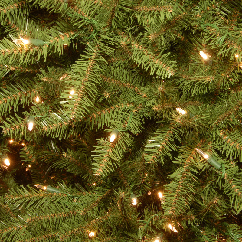 National Tree Company Dunhill Fir Tree with Dual Color LED Lights and PowerConnect, 7'