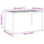 6 - Person Wood Patio Dining Set with Rectangular Table-1768246962