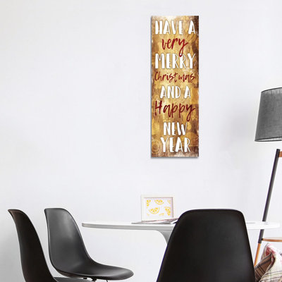 Merry New by Jace Grey - Wrapped Canvas Panoramic Print