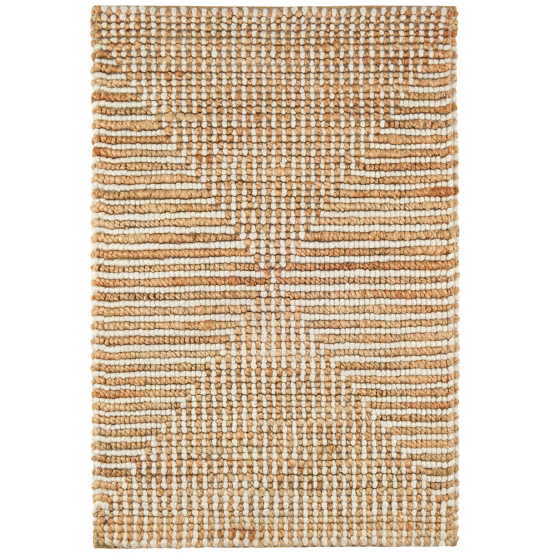 Kelan Ivory Handwoven Jute Rug, Rectangle 10' x 14'