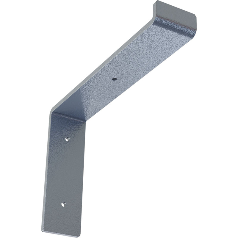 Support de tablette en acier, H 7 po x l 2 po x P 10 po, Cuivre antique