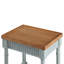 Table d'appoint rectangulaire moderne du milieu du siècle à 2 niveaux, 28,3 po H, avec rangement et quatre pieds-125321297