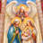 Christmas Santa Claus and Angel Figurine