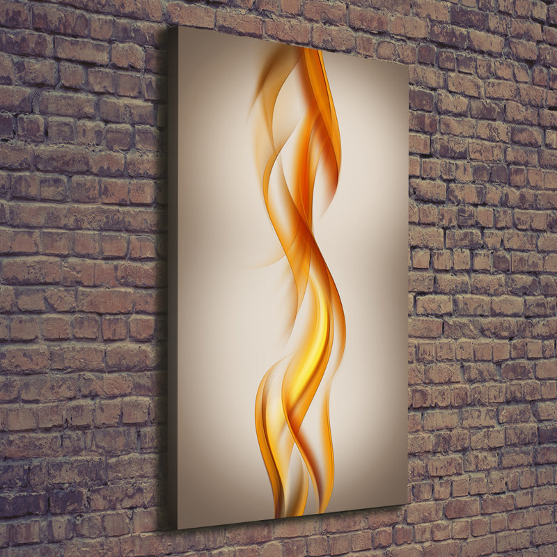 Waves Abstraction - Wrapped Canvas Print