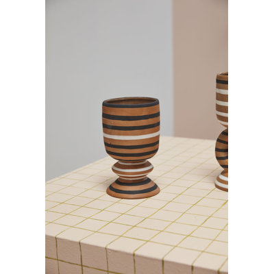 Pudalov Footed Pot 5"x 8.25"