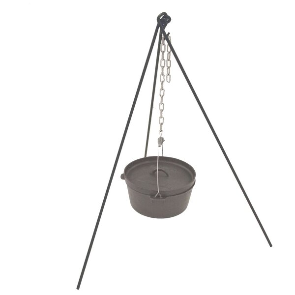 Bayou Classic Dutch Oven Tripod Stand w/ Chain and Tote Bag (7485)