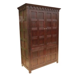 Darby Home Co Rolfes Solid Wood Armoire & Reviews | Wayfair