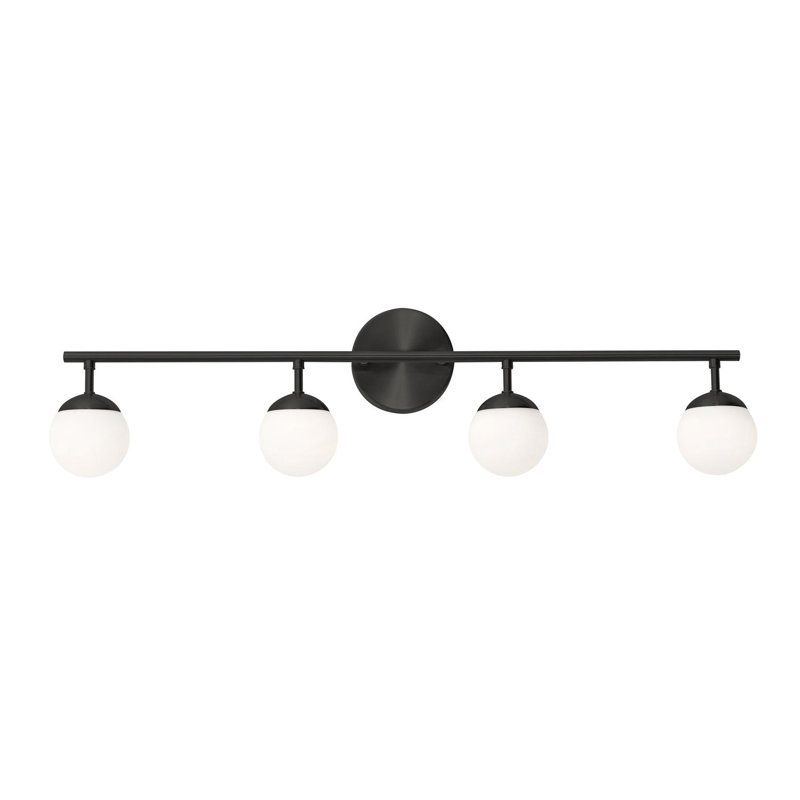 Catalina 4 - Light Dimmable LED Vanity Light, Black