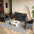 Faux Leather Living Room Set With USB Ports & Storage -1976854343-1976854337