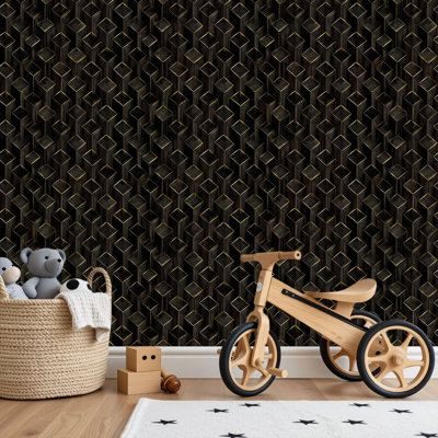 Peel and Stick PVC Wallpaper, Removable Self-Adhesive Wall Covering, Waterproof for Home Decor