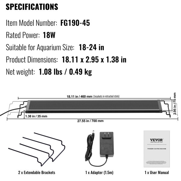 Dimensions du produit