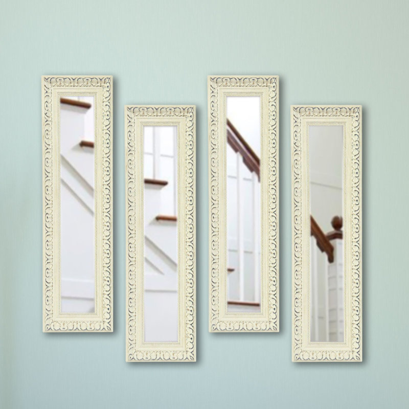 Ensemble de miroirs 4 pièces Wanneroo, H 39,5 po x l 11,5 po