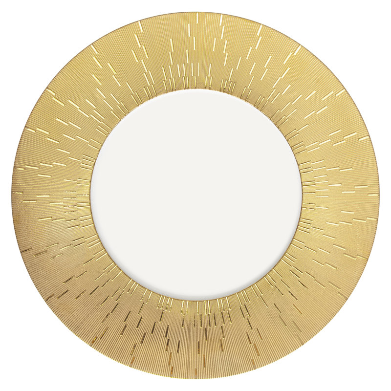 Infini Dinner Plate, Gold