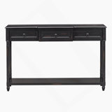 Console Table Sofa Table with Drawers for Entryway with Projecting Drawers