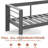 50" All-Weather Aluminum Patio Loveseat With  Thick Dark Gray Cushions & Gray Frame-3505691-3505684