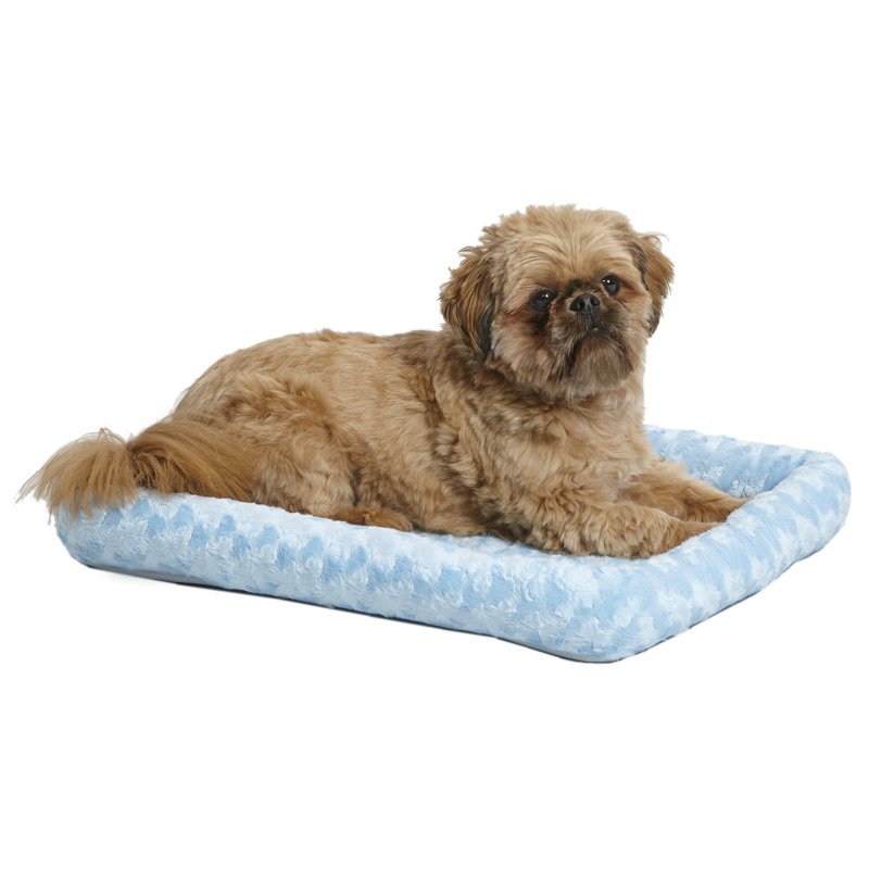 Lit pour animal de compagnie MidWest Homes for Pet, l 24 po x P 18 po x H 2,5 po, Bleu