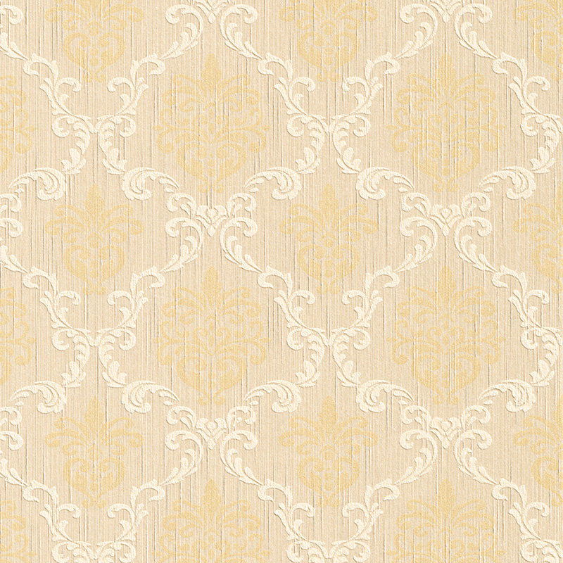 Tessuto 10.05m x 53cm Wallpaper, Beige, yellow and orange